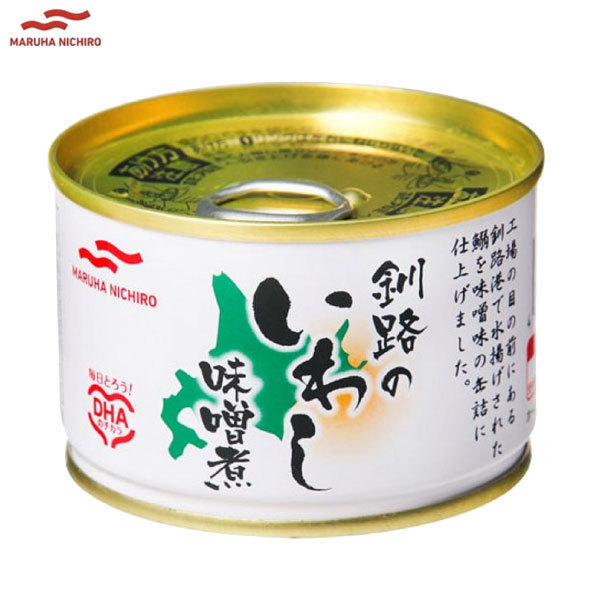 MARUHA NICHIRO マルハニチロ 釧路のいわし 味噌煮 150g×6缶 缶詰の商品画像