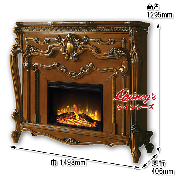 [Y-5692] Lloyd grande company (26 -inch ) electric type fireplace (pi cardigan .| honey oak ) mantle piece 