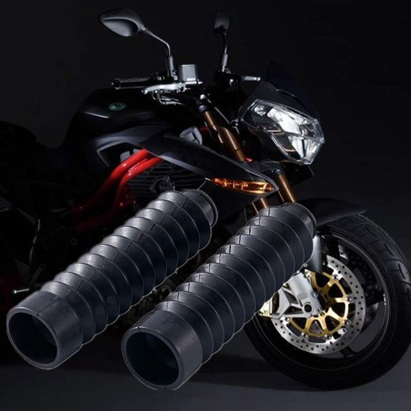 2 пара мотоцикл передняя вилка покрытие gator ботинки вилочный пыльник резиновый soft удар ослабление фиксация металлические принадлежности есть CG125 применение мотоцикл 