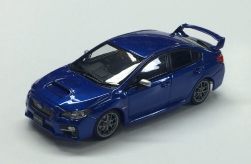 エブロ SUBARU WRX STI 2014 （WR Blue） （1/43スケール 45308） おもちゃのミニカーの商品画像