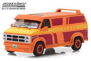グリーンライト 1983 GMC Vandura Custom - Orange with Custom