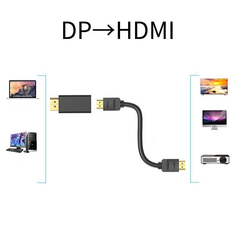 DisplayPort-HDMI переходник dp-hdmi DisplayPort мужской HDMI женский конверсионный адаптор 