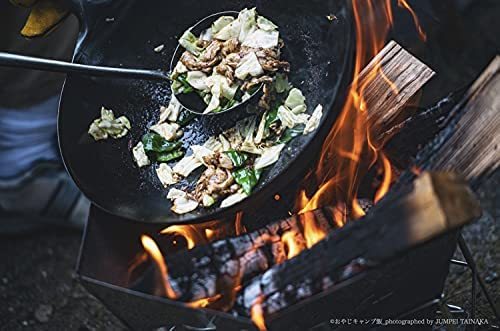  jet s low Yocozawa te bread iron wok ladle attaching attaching outdoor camp Solo camp cooking Chinese food .. fire BBQ... camp . chahan 