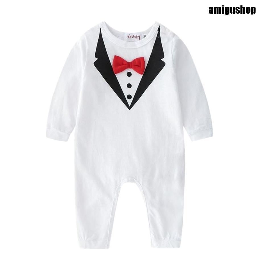  coverall formal long sleeve long trousers tuxedo manner design butterfly necktie baby wear baby clothes child clothes length of the legs snap-button wedding stylish ..