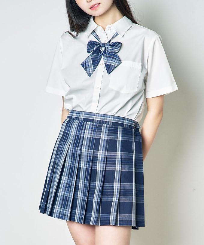  school pleated skirt check skirt with pocket uniform school school going to school woman high school high school middle . woman bottoms cosplay spring clothes spring summer autumn winter lady's 