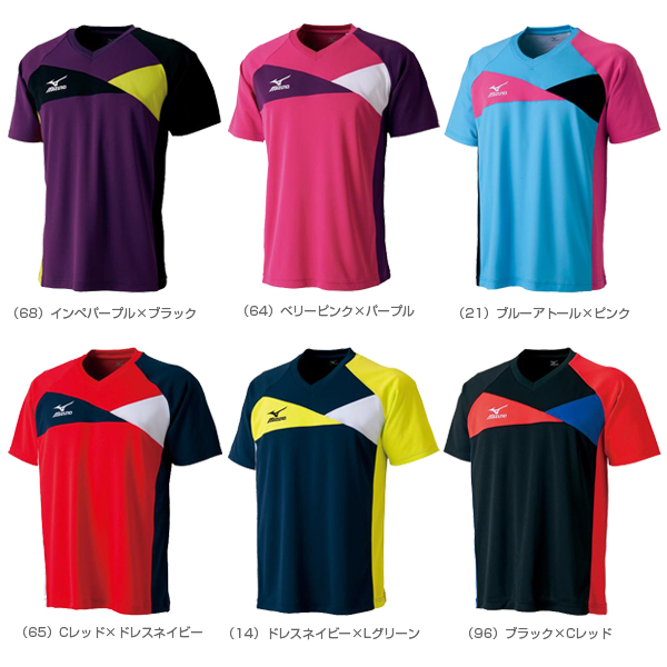  Mizuno настольный теннис одежда [ мужской / Uni ] игра рубашка / унисекс [82JA5500]