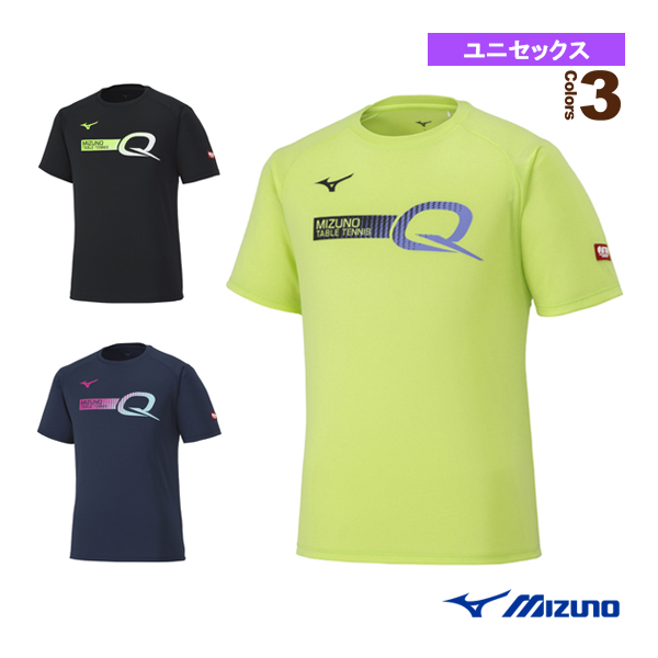  Mizuno настольный теннис одежда [ мужской / Uni ] игра рубашка / круглый вырез / унисекс [82JAA110]