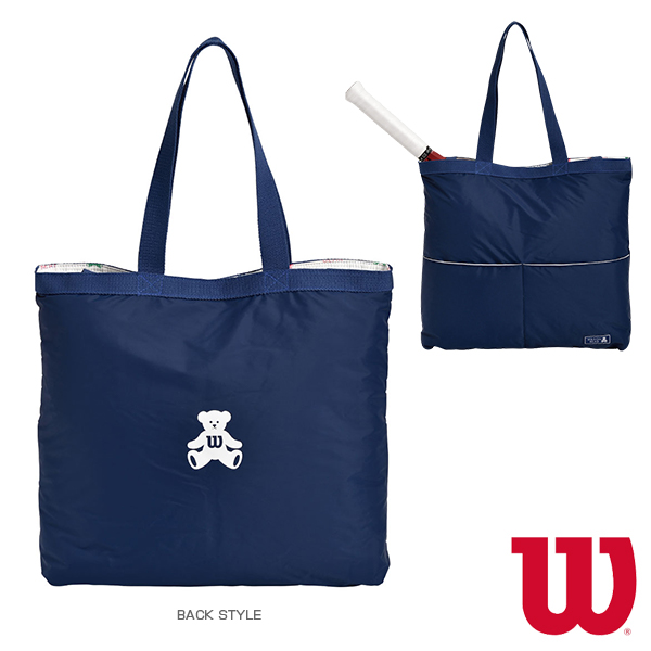  Wilson tennis bag ONE BEAR TOTE/ one Bear tote bag /Navy/ racket 1 pcs storage possible [WR8015302001]