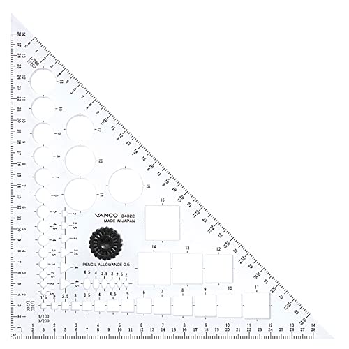 Vanco van ko треугольник линейка type шаблон 34822 нет цвет 15cm