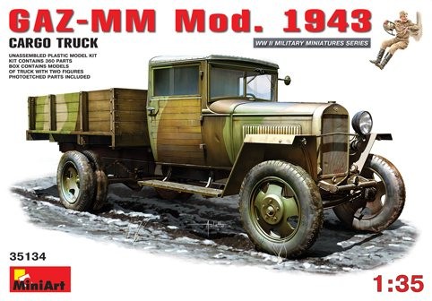 ミニアート GAZ-MM Mod.1943 ソビエト カ-ゴ トラック（1/35スケール