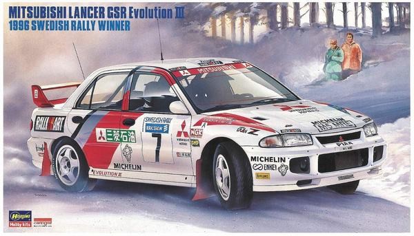 三菱 ランサー エボリューション III `1996 スウェディッシュ ラリー ウィナー` （1/24スケール 20407）の商品画像