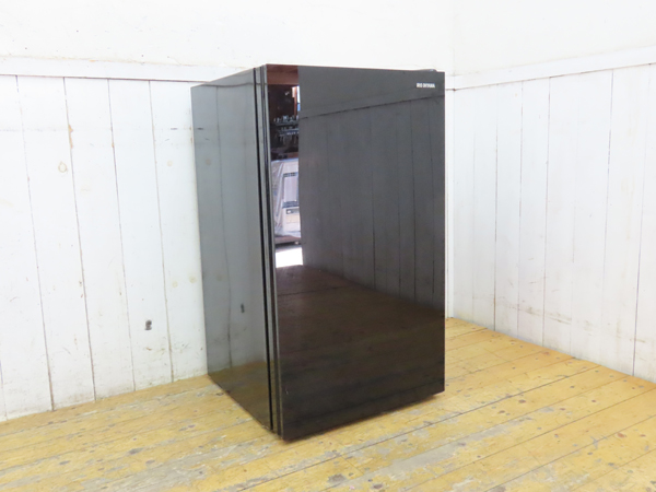 小型冷凍庫 60L ガラス扉 ブラック セカンド冷凍庫 オシャレ冷凍庫