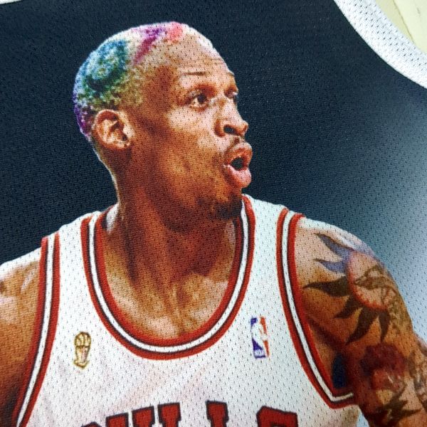  Деннис удилище man bruz Mitchell and nes майка XL принт swing man джерси BULLS MITCHELL&amp;NESS Dennis Rodman