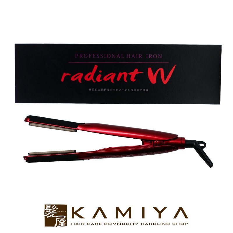新品 ラディアント ヘアアイロン ストレート シルクプロテイン radiant ラディアント シルクプロヘアアイロン W 18mm