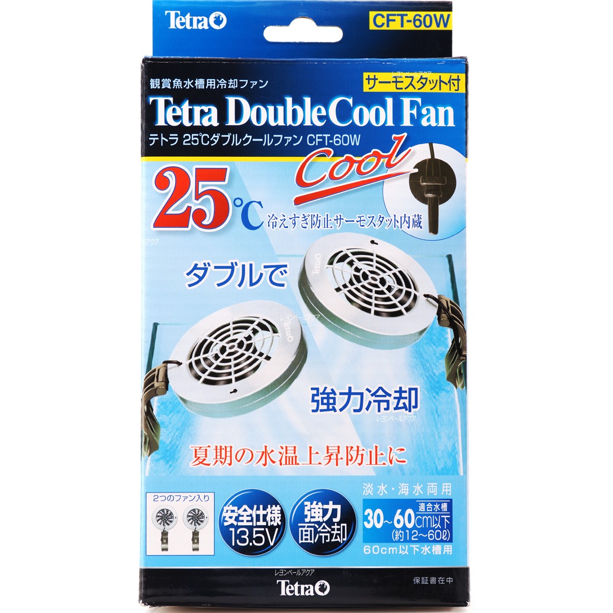  Tetra 25*C двойной прохладный вентилятор CFT60W термостат имеется коробка 