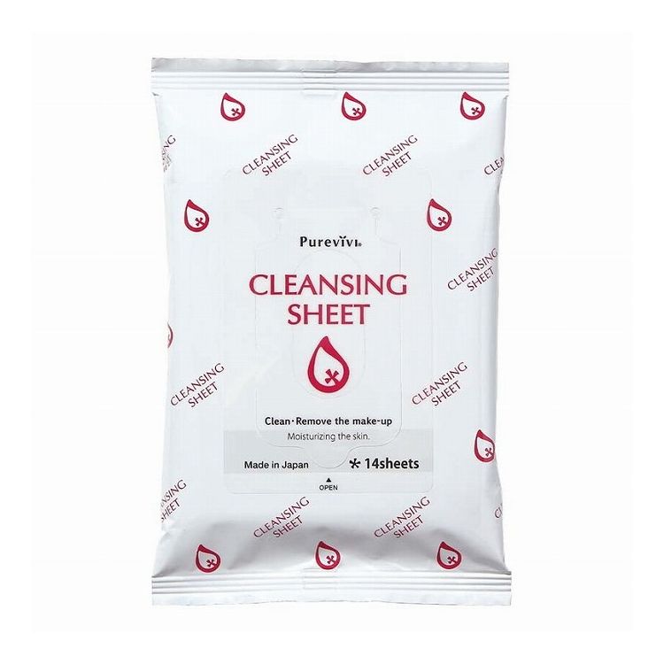ピュアヴィヴィ クレンジングシート 本体 無香料 クレンジング