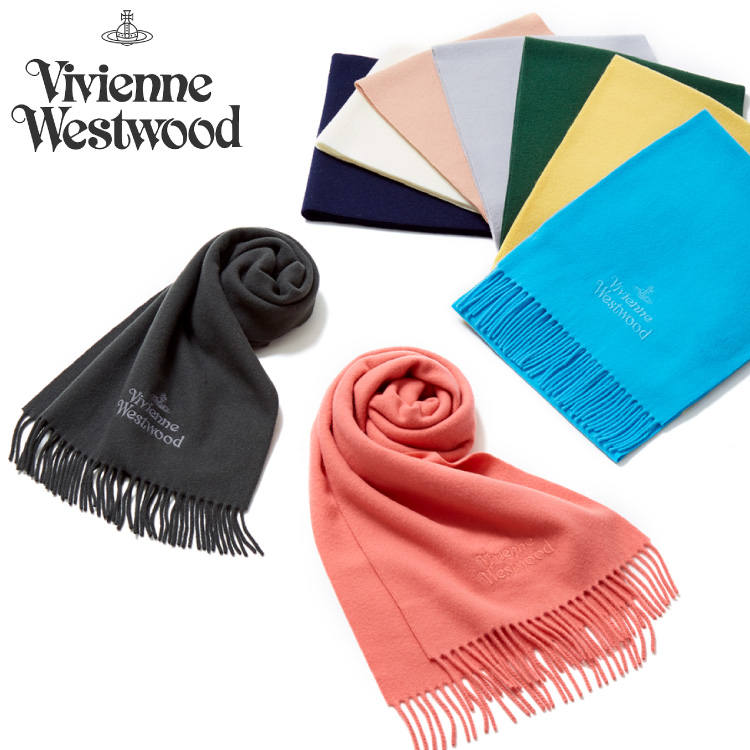 Vivienne Westwoodマフラー 25-81030006-W00ZH Vivienne Westwood（ヴィヴィアンウエストウッド） マフラー 81030006