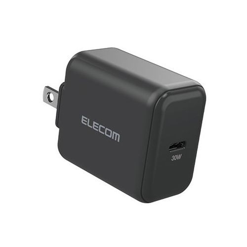 ELECOM ELECOM USB Power Delivery 30W AC充電器（C×1） MPA-ACCP26BK （ブラック） USB ACアダプターの商品画像