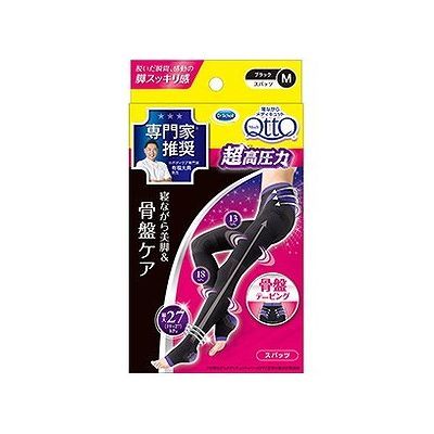 寝ながらメディキュット スパッツ骨盤テーピングEX M 1個（ブラック）