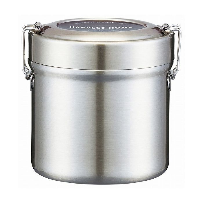 スケーター 抗菌真空ステンレスランチボックス 600ml STLB1AG_4973307550317 2段ベーシックの商品画像