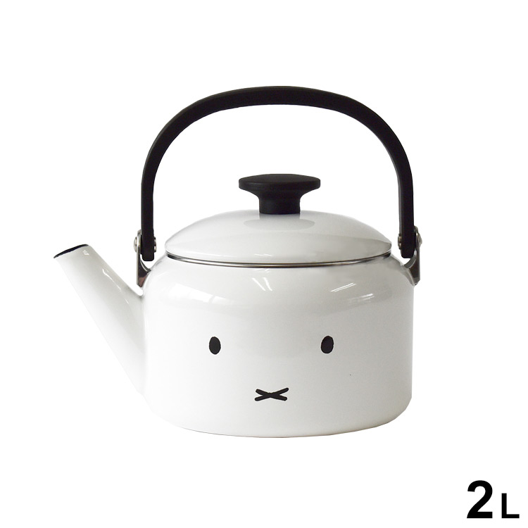 富士ホーロー ミッフィーフェイスケトル IH対応 2.0L MFF-2.0Kの商品画像