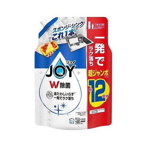 除菌ジョイコンパクト 微香 詰替用 1550ml ×2の商品画像