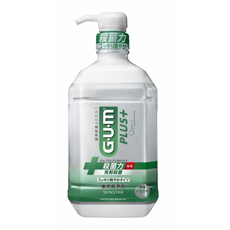 SUNSTAR(日用品) G・U・M（ガム）・プラス デンタルリンス スッキリ爽やかタイプ（医薬部外品）900ml × 7本 G・U・M マウスウォッシュの商品画像