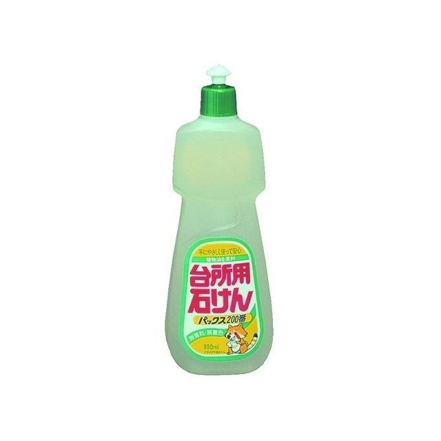 太陽油脂 パックス 200番 本体 800ml 台所用洗剤の商品画像