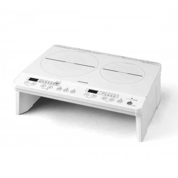 山善 2口IHクッキングヒーター YET-W1452 （ブラック） 据置き型IH