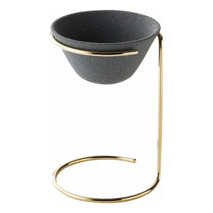 セラフル セラミックコーヒーフィルタードリッパー スタンドセット（ゴールド）CRF-SETの商品画像