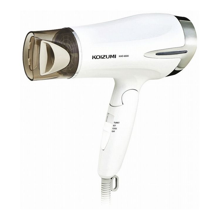 KOIZUMI マイナスイオン ヘアドライヤー KHD-9330/W （ホワイト） ヘアドライヤーの商品画像