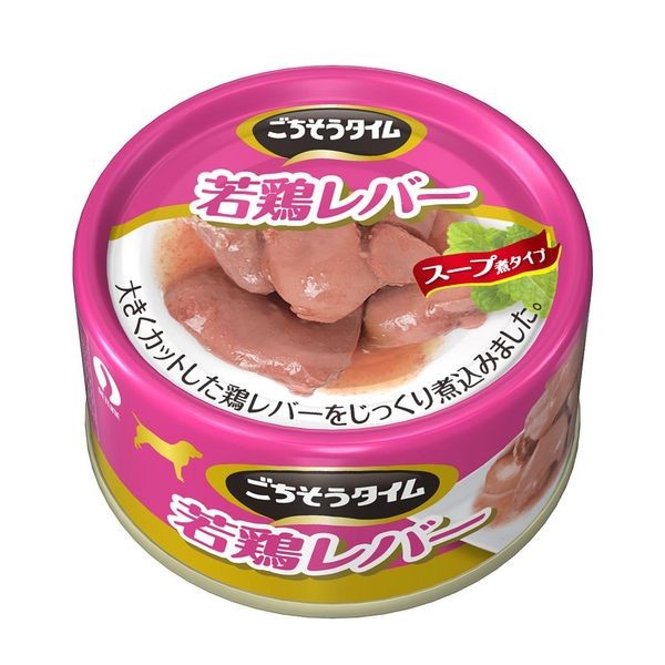 ごちそうタイム 缶 若鶏レバー 80g×1個の商品画像