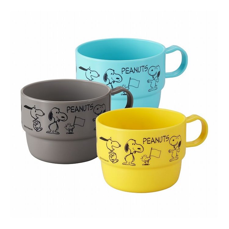 OSK コップ3個セット PT-6（スヌーピー）の商品画像