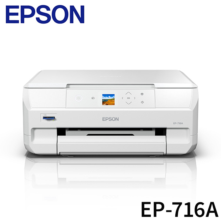 [新品未使用]エプソンEPSON EP-716A インクジェットプリンター EPSON EP-716A A4カラーインクジェット複合機 ホワイト | ヤマダ