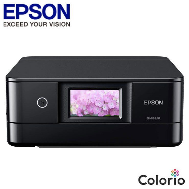 EPSON エプソンインクジェットプリンター　EP-882AB エプソン エプソン カラリオ EP-882AB （ブラック） カラリオ