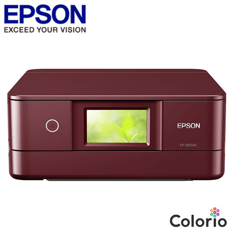 EPSON EP-882AR インクジェットプリンター エプソン エプソン カラリオ EP-882AR （レッド） カラリオ
