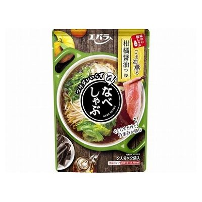 エバラ食品工業 なべしゃぶ 柑橘醤油つゆ 200g（100g×2袋入）×12個の商品画像