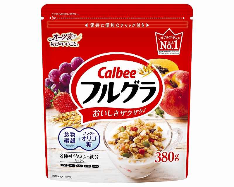 カルビー フルグラ プレーン 380g×8個の商品画像