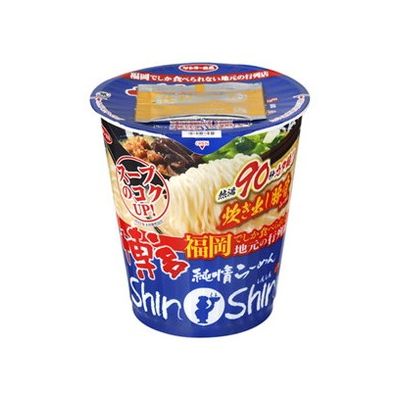 サンヨー食品 サンヨー食品 博多純情らーめんShinShin監修 炊き出し豚骨らーめん 98g × 12個 カップラーメンの商品画像