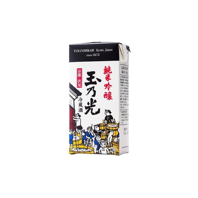 玉乃光 純米吟醸 冷蔵酒 450ml紙パック 1本の商品画像