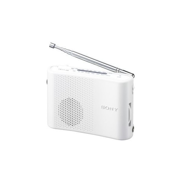 SONY ICF-51 ホワイト FM/AMラジオ 新品未使用 SONY FM/AMハンディーポータブルラジオ ICF-51/W ホワイト ラジオ - 最