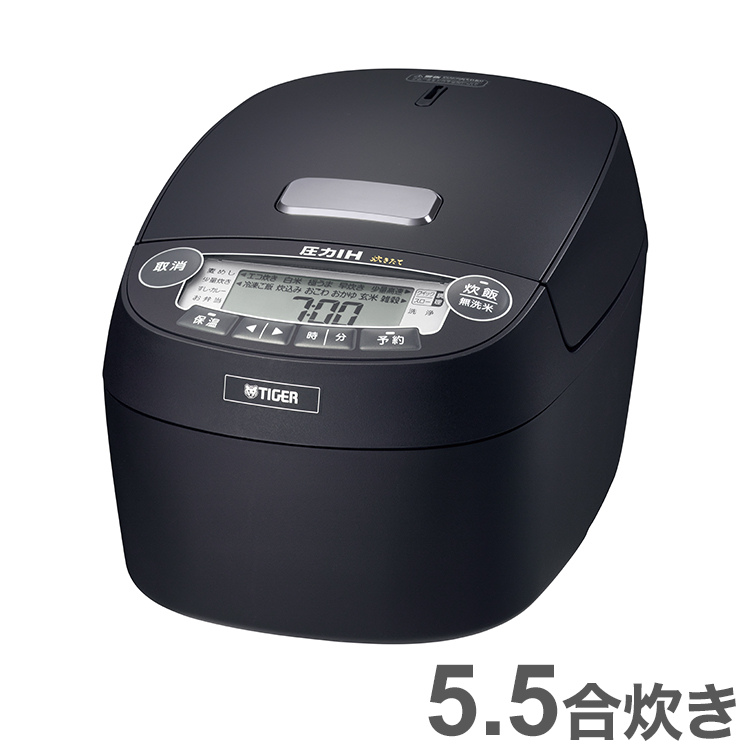 TIGER / 炊飯器 炊きたて JPV-A100KM タイガー 炊きたて JPV-A100-KM （マットブラック） 炊きたて 炊飯器