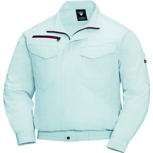 ジーベック 空調服 長袖ブルゾン XE98001-22-S シルバーグレー （Sサイズ） 電動ファン付きウエアの商品画像