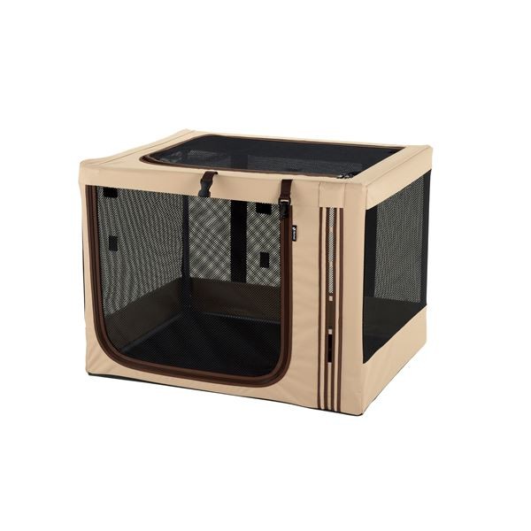 リッチェル リッチェル たためる3WAYペットケージ 760 （ブラウン） 犬