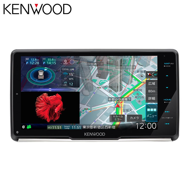 KENWOOD ケンウッド 彩速ナビ MDV-M908HDF