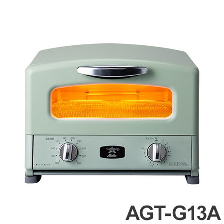 グラファイト グリル＆トースター AGT-G13A/G （グリーン）の商品画像