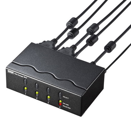  Sanwa Supply переключатель видеосигнала Mini D-sub HD 15pin для *4 схема SW-EV4N2 оплата при получении не возможно 