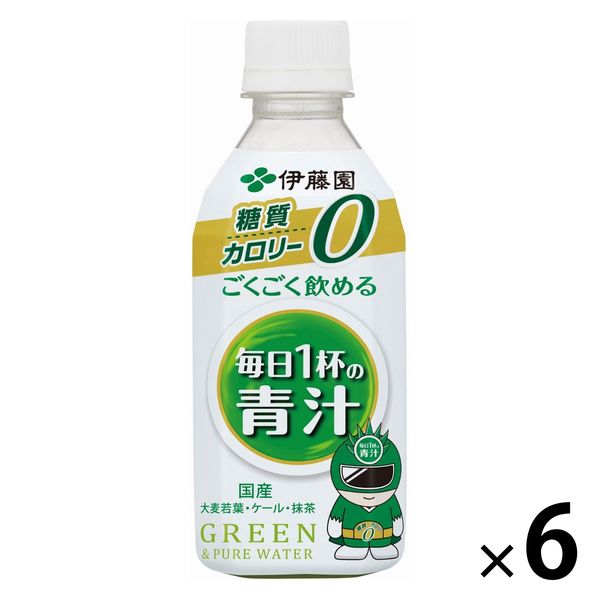 伊藤園 ごくごく飲める 毎日1杯の青汁 350g×6本 ペットボトル 野菜ジュースの商品画像