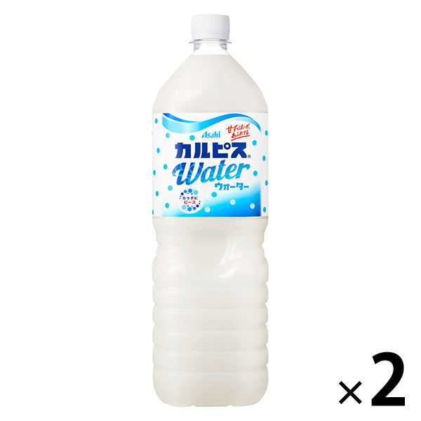 アサヒ アサヒ飲料 カルピスウォーター 1.5L ペットボトル × 2本 カルピス 乳飲料 、乳酸菌飲料の商品画像