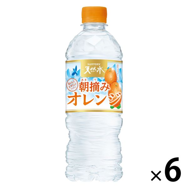 SUNTORY サントリー フレーバーウォーター 朝摘みオレンジ＆サントリー天然水 540ml × 6本 ペットボトル サントリー天然水 ミネラルウォーター、水の商品画像